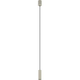 Lampa wisząca tuba Fourty 4cm H12,3cm szara Nowodvorski