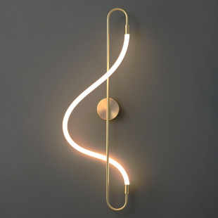 Kinkiet dekoracyjny Essa LED 90cm złoty Step Into Design