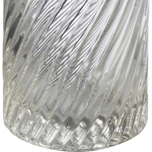 Lampa stołowa szklana Claro 35cm przezroczysta Step Into Design