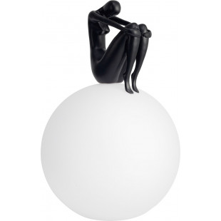 Lampa stołowa szklana designerska Woman II 35cm biały / czarny Step Into Design