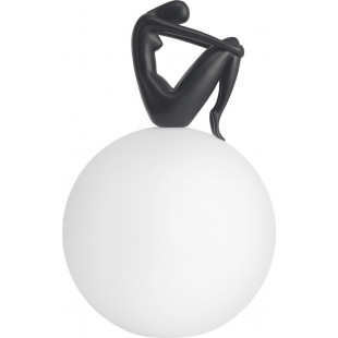 Lampa stołowa szklana designerska Woman II 35cm biały / czarny Step Into Design
