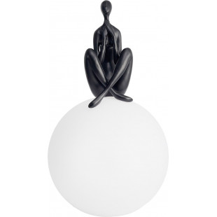 Lampa stołowa szklana designerska Woman III 35cm biały / czarny Step Into Design