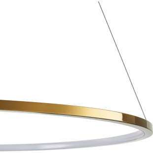 Lampa wisząca okrągła Circle Slim LED 80cm złota Step Into Design