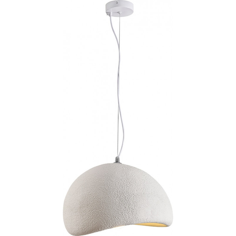 Lampa wisząca japandi Stone 60cm biała Step Into Design