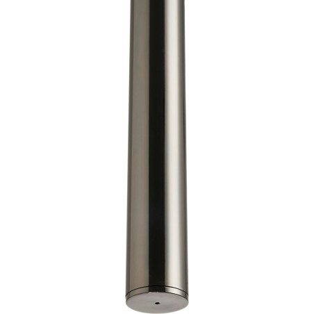 Lampa wisząca tuba ze szklaną kulą O-line LED 12cm H93cm czarna Step Into Design
