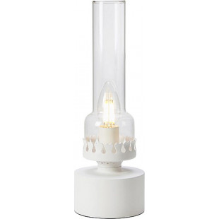 Lampa stołowa szklana Kandella przezroczysty / biały Markslojd