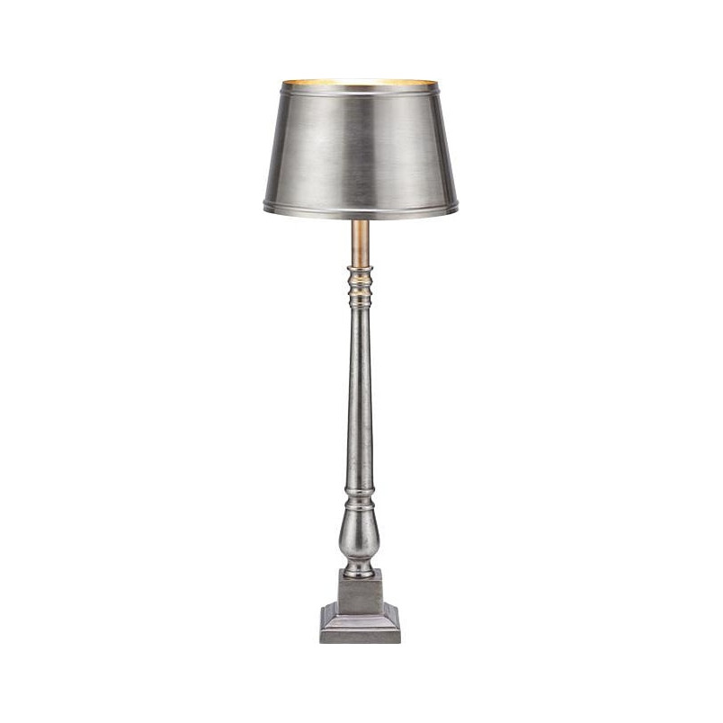 Lampa stołowa vintage Metallo antyczne srebro Markslojd