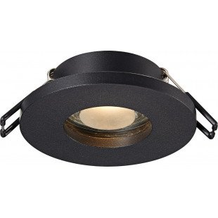 Lampa podtynkowa do łazienki Chipa DL 8,5cm czarna Zumaline