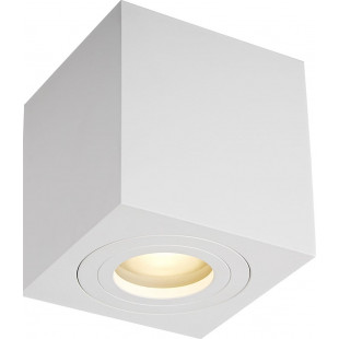 Lampa spot do łazienki Quardip SL 9x9cm biała Zumaline