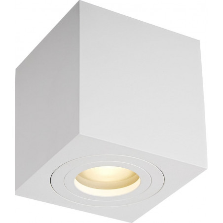 Lampa spot do łazienki Quardip SL 9x9cm biała Zumaline