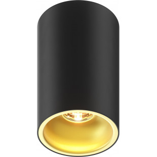 Lampa natynkowa spot Deep 9,6cm H14cm czarny / złoty Zumaline
