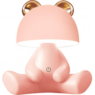 Lampka nocna dla dziewczynki miś Bear LED różowy Zumaline