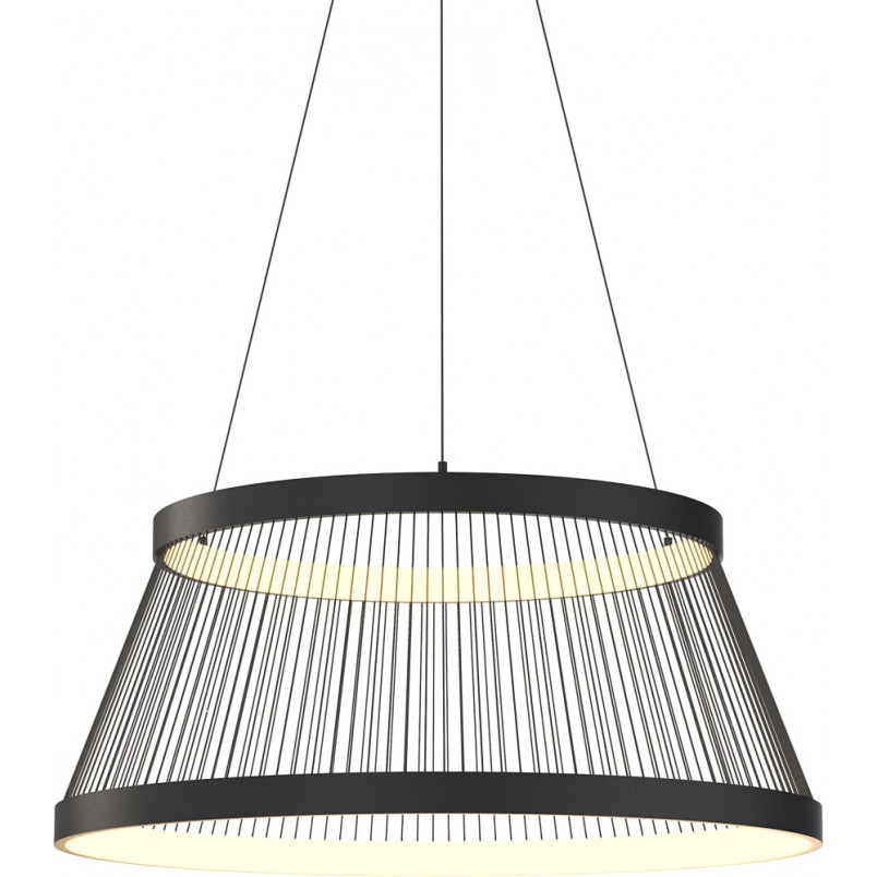 Lampa wisząca druciana Balu LED 80cm czarna Zumaline