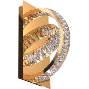 Kinkiet z kryształkami Tula LED złoty Zumaline