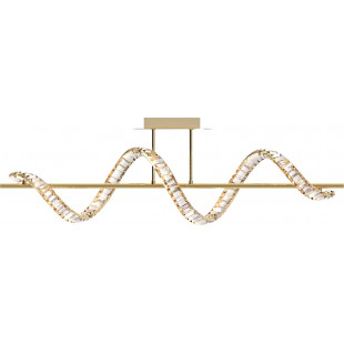 Lampa sufitowa kryształowa Athesa LED 60cm złota Zumaline