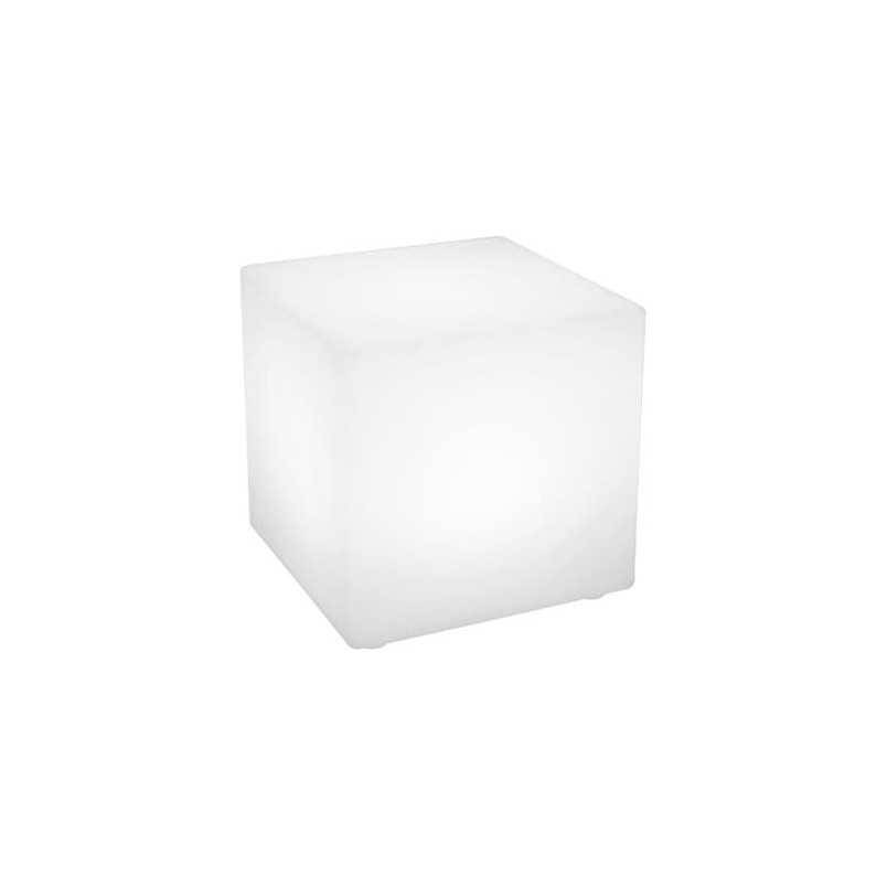 Lampa ogrodowa kostka Cubic LED RGBW 35x35cm biała Step Into Design