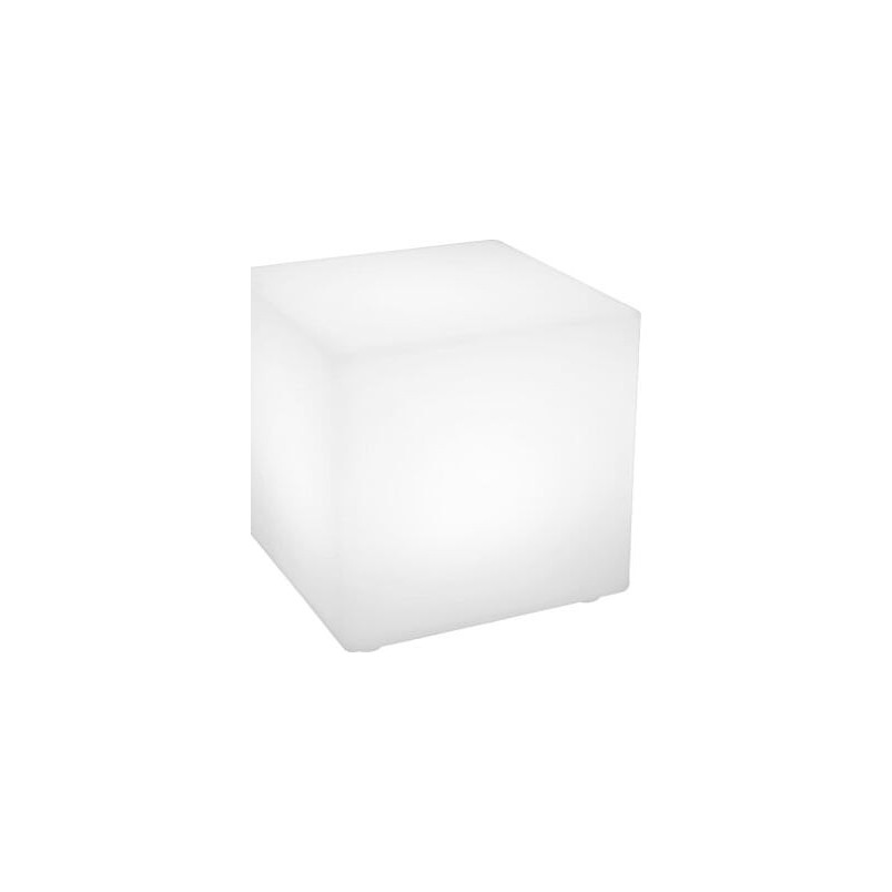 Lampa ogrodowa kostka Cubic LED RGBW 35x35cm biała Step Into Design