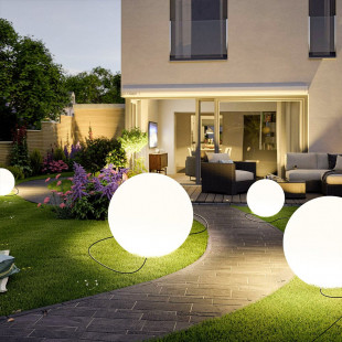 Lampa zewnętrzna kula Ball LED biała 40cm Step Into Design