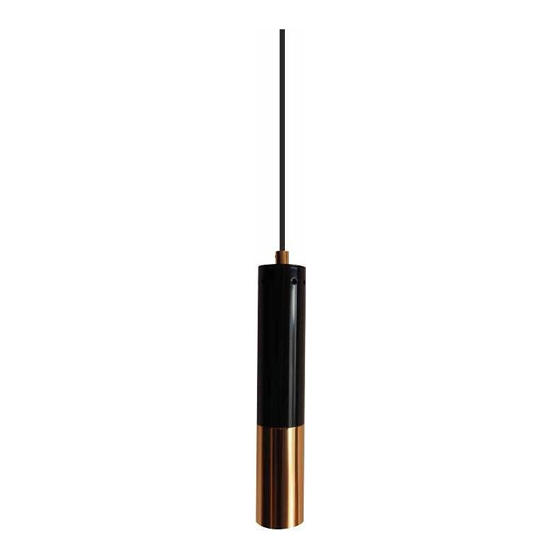 Lampa wisząca tuba Golden Pipe 1 Czarno Złota marki Step Into Design