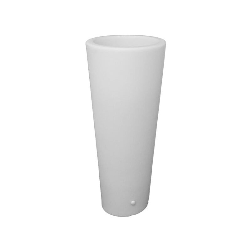 Lampa ogrodowa z donicą Flower Pot LED RGBW 38cm H90cm biała Step Into Design
