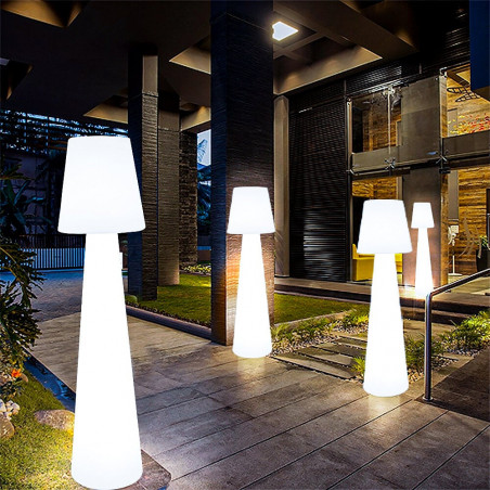 Lampa ogrodowa stojąca Gardena LED 180cm biała Step Into Design