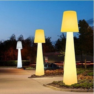 Lampa ogrodowa stojąca Gardena LED 150cm biała Step Into Design