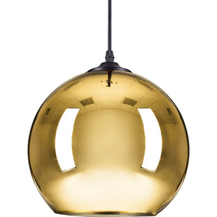Lampa wisząca szklana kula Mirrow Glow 40 Złota Lustro marki Step Into Design
