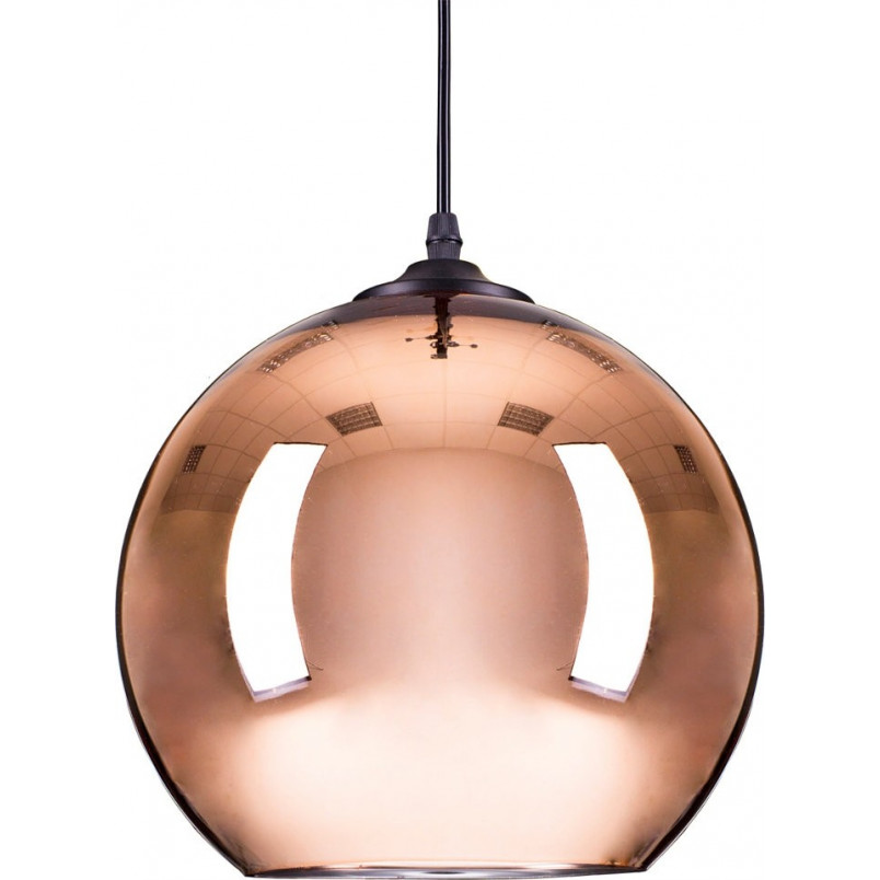 Lampa wisząca szklana kula Mirrow Glow Miedziana Step Into Design