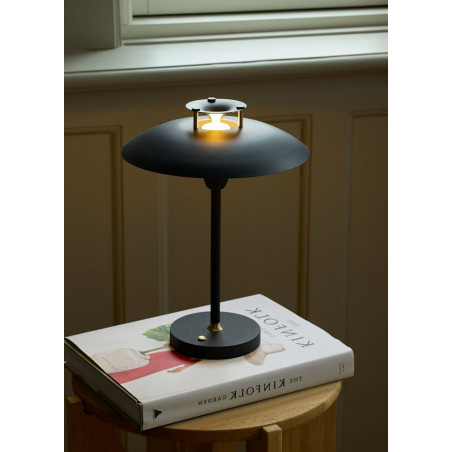Lampa stołowa ze ściemniaczem Stepp LED czarna HaloDesign