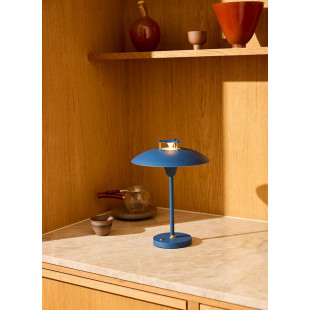 Lampa stołowa ze ściemniaczem Stepp LED ciemny niebieski HaloDesign