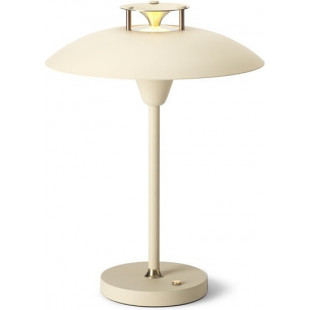 Lampa stołowa ze ściemniaczem Stepp LED kremowa HaloDesign