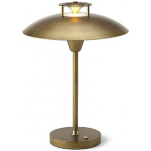 Lampa stołowa ze ściemniaczem Stepp LED antyczny mosiądz HaloDesign