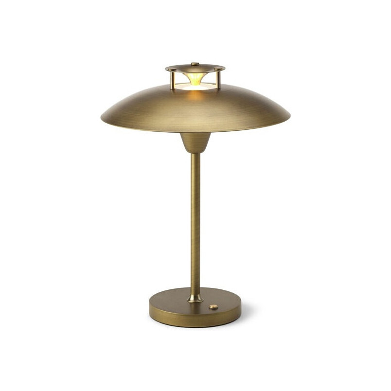 Lampa stołowa ze ściemniaczem Stepp LED antyczny mosiądz HaloDesign