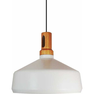 Lampa skandynawska wisząca Nordic Woody 35 Biała marki Step Into Design