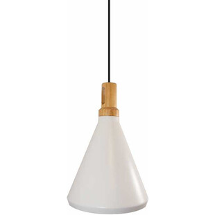 Lampa skandynawska wisząca Nordic Woody 25 Biała marki Step Into Design
