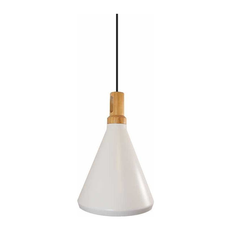 Lampa skandynawska wisząca Nordic Woody 25 Biała marki Step Into Design