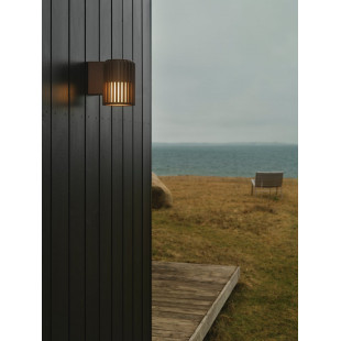 Kinkiet ogrodowy Aludra Seaside 12,4cm brązowy metalik Nordlux