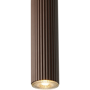 Lampa wisząca tuba ryflowana Vico 5cm brązowy metalik Nordlux