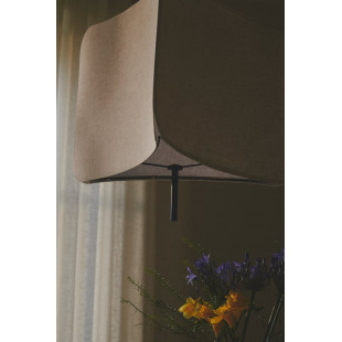 Lampa wisząca z abażurem japandi Tinto 50cm beżowy / czarny Nordlux