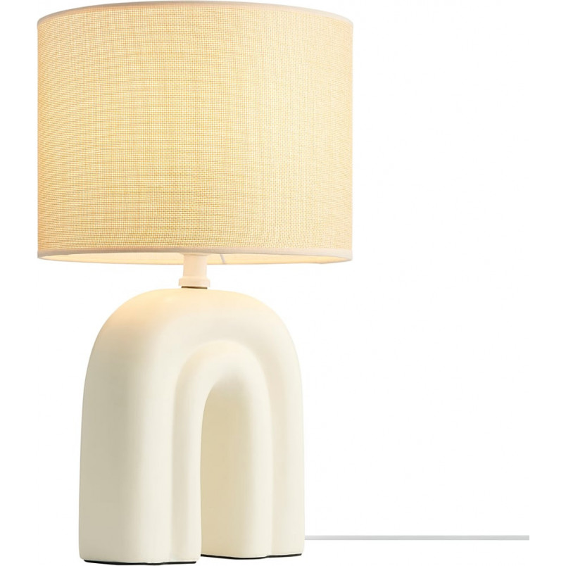 Lampa na stolik z abażurem Haze 24cm H42cm beżowa Nordlux