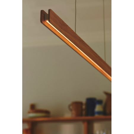 Lampa podłużna drewniana Ilgas LED 3000K 115cm Nordlux