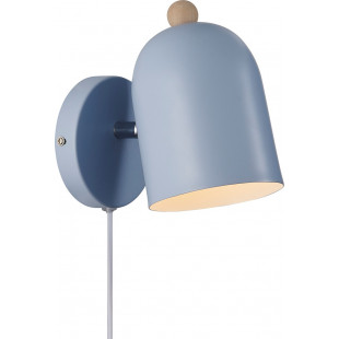Kinkiet / lampka nocna dla dzieci z włącznikiem Gaston niebieski Nordlux