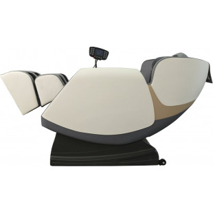 Fotel wypoczynkowy z funkcją masażu i podgrzewania Solaria kremowy / popielaty Halmar