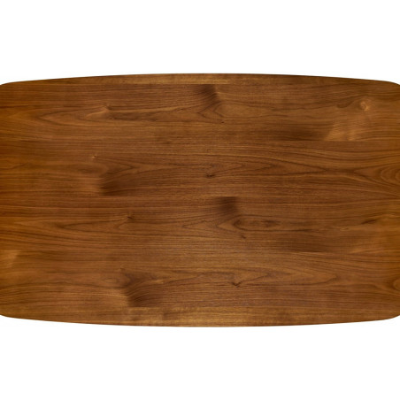 Stół z fornirowanym blatem Miguel 160x90cm orzech Halmar