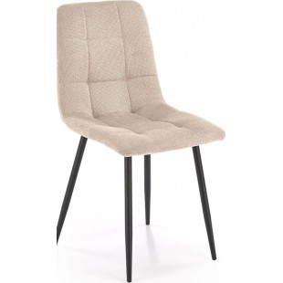 Krzesło tapicerowane pikowane K560 beżowe Halmar