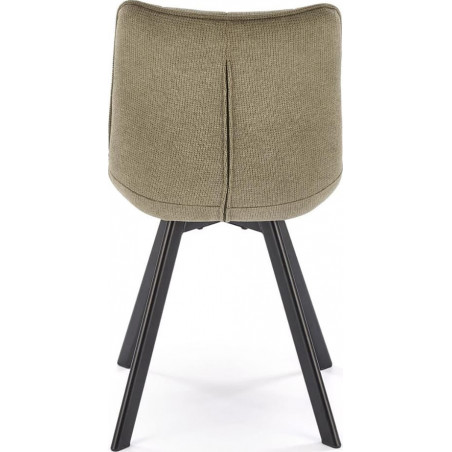 Krzesło tapicerowane pikowane K549 oliwkowe Halmar