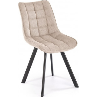 Krzesło tapicerowane pikowane K549 beżowe Halmar