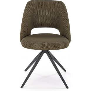 Krzesło obrotowe z dziurą w oparciu K546 oliwkowe Halmar