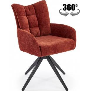 Krzesło fotelowe obrotowe K540 cynamonowe Halmar