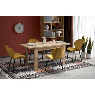 Stół rozkładany Bagio 120-160x80cm dąb artisan/dąb artisan Halmar
